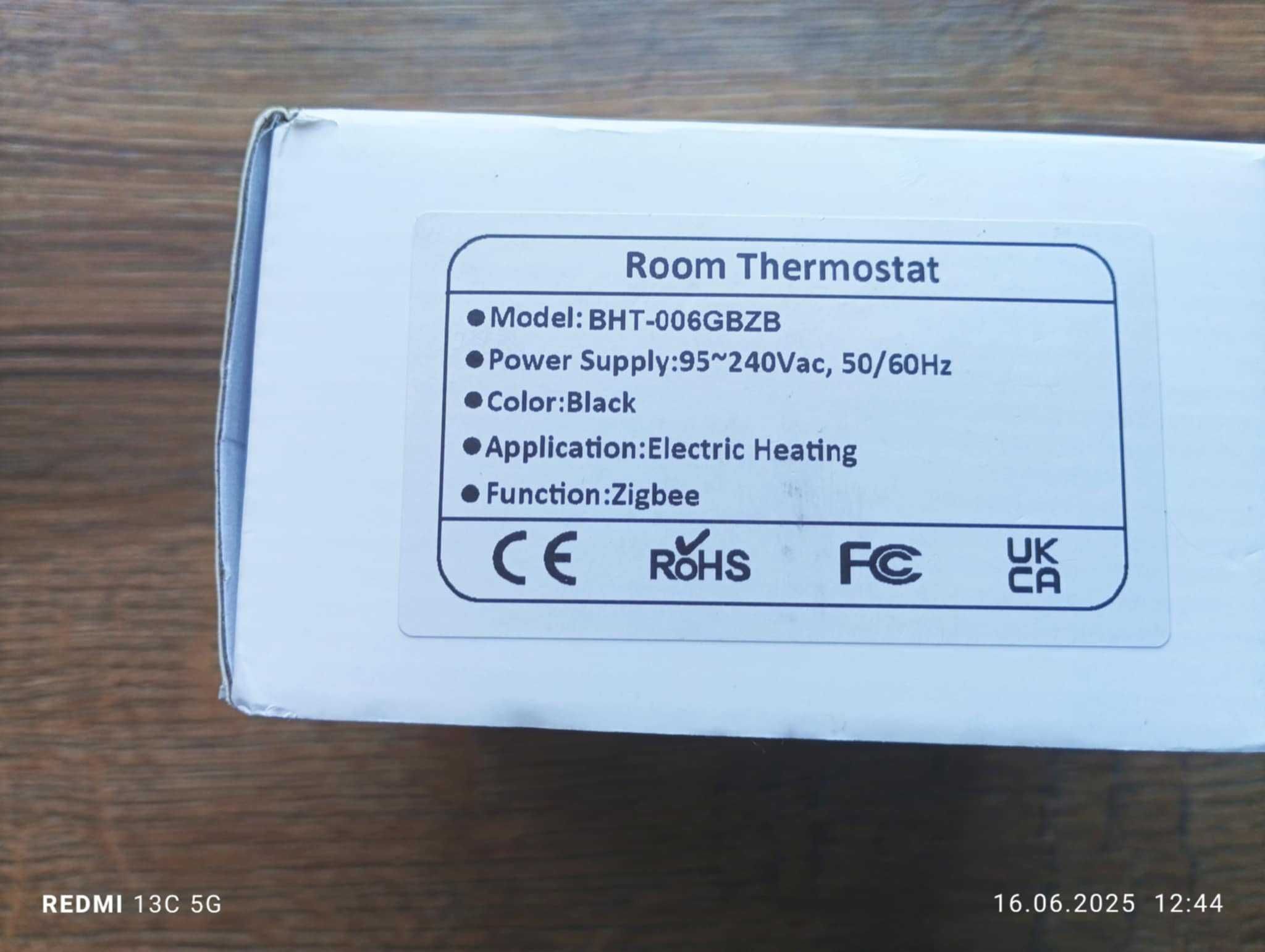 Inteligentny termostat BHT-006GBZB ZigBee