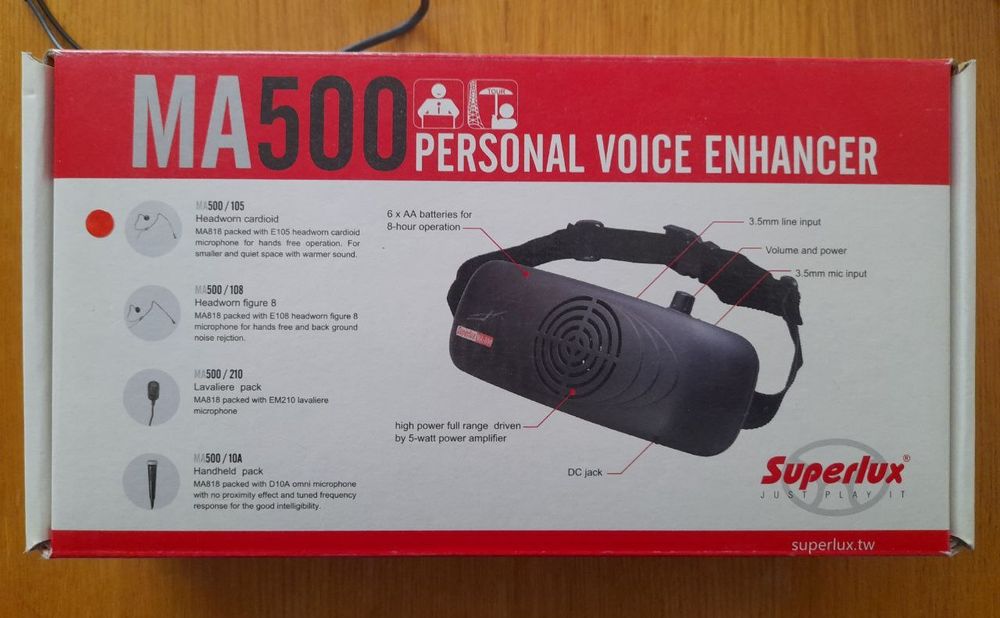 Мегафон (підсилювач голосу) Superlux MA500