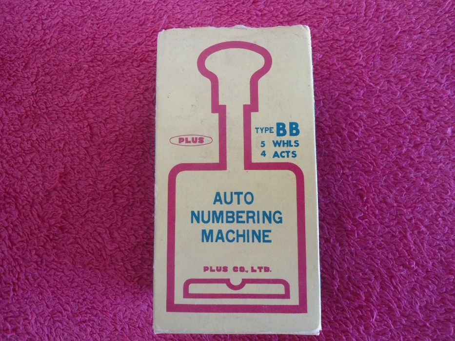 Máquina de Numerar Automática Cromada (Manual)