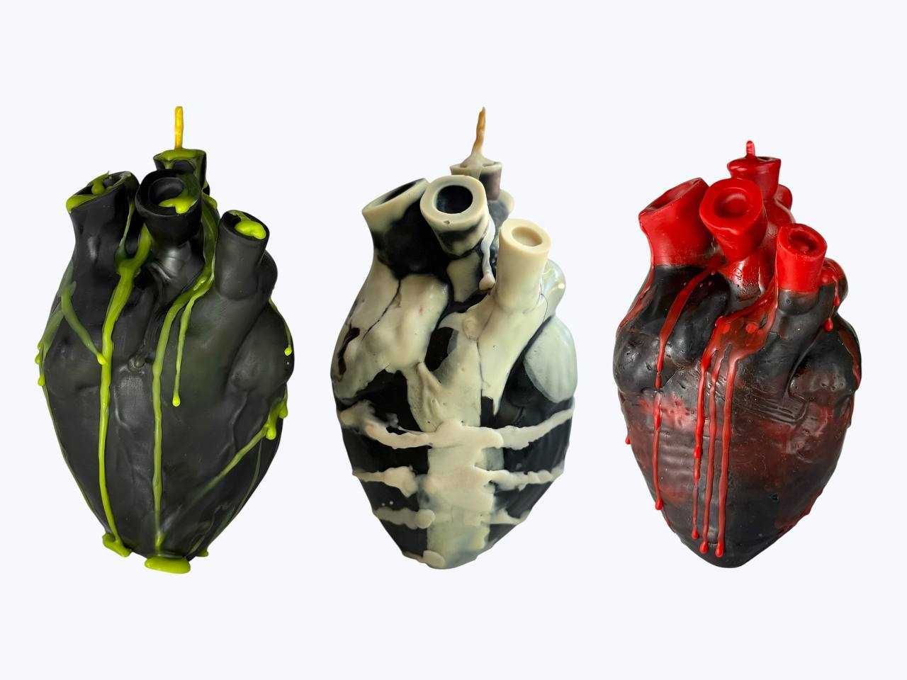 Декор для Helloween малий опт Свічка Серце