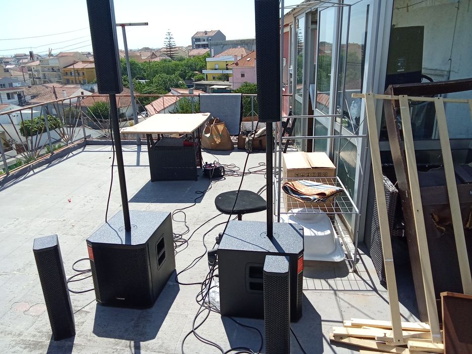 Sistema de Som Bi-Amplificado 12" USB/SD/BT 1200W VSOUND
Reentrada