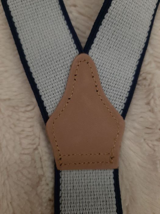 Підтяжки V-подібні темно-сині 3см