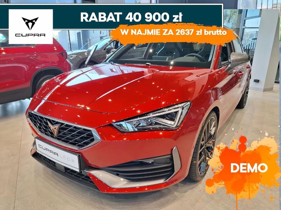 Cupra Leon Sportstourer Sportstourer Leon VZ 2.0 TSI 310 KM 7-biegowa DSG 4Drive DEMO