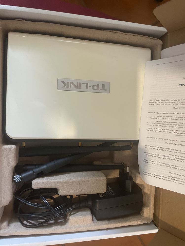 Router Tplink como novo