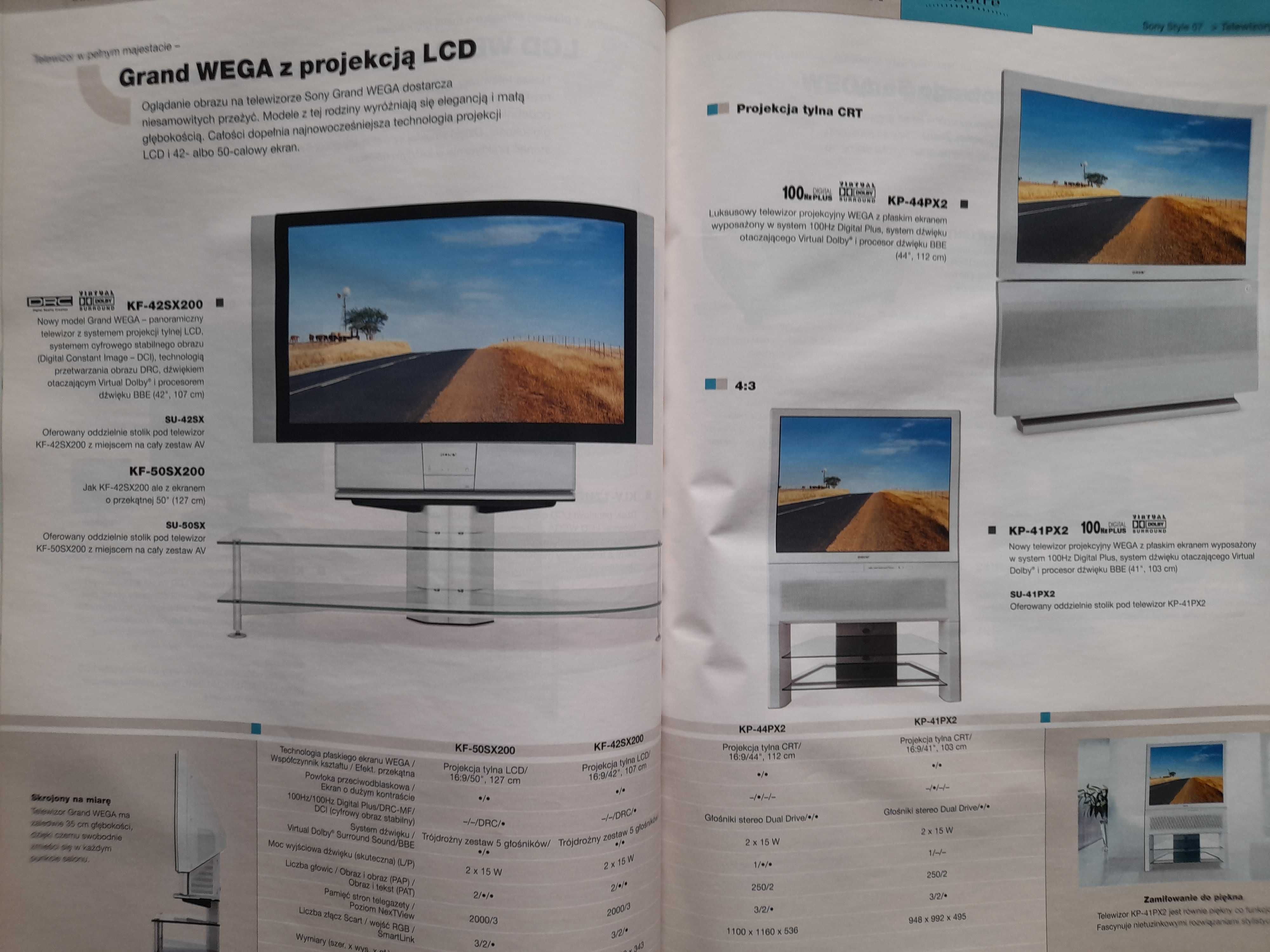 SONY Style TV, audio, car audio i inne katalog polski wiosna 2003