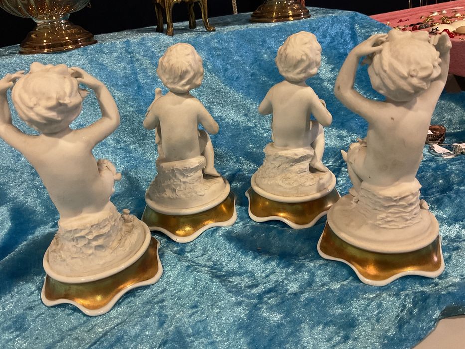 Coleção 4 estações biscuit 12 cm