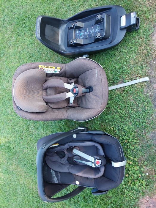 MAXI COSI PEBBLE PLUS fotelik + baza 2WAY FIX+MAXI COSI 2way pearl