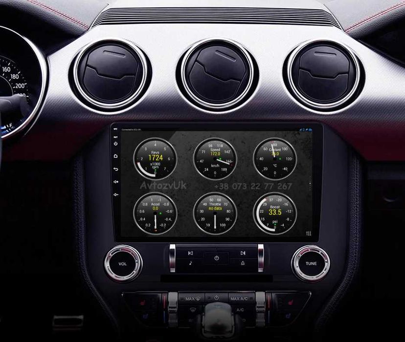 Android MUSTANG Ford Tesla Мустанг Lincoln NAVIGATOR CarPlay Магнитола