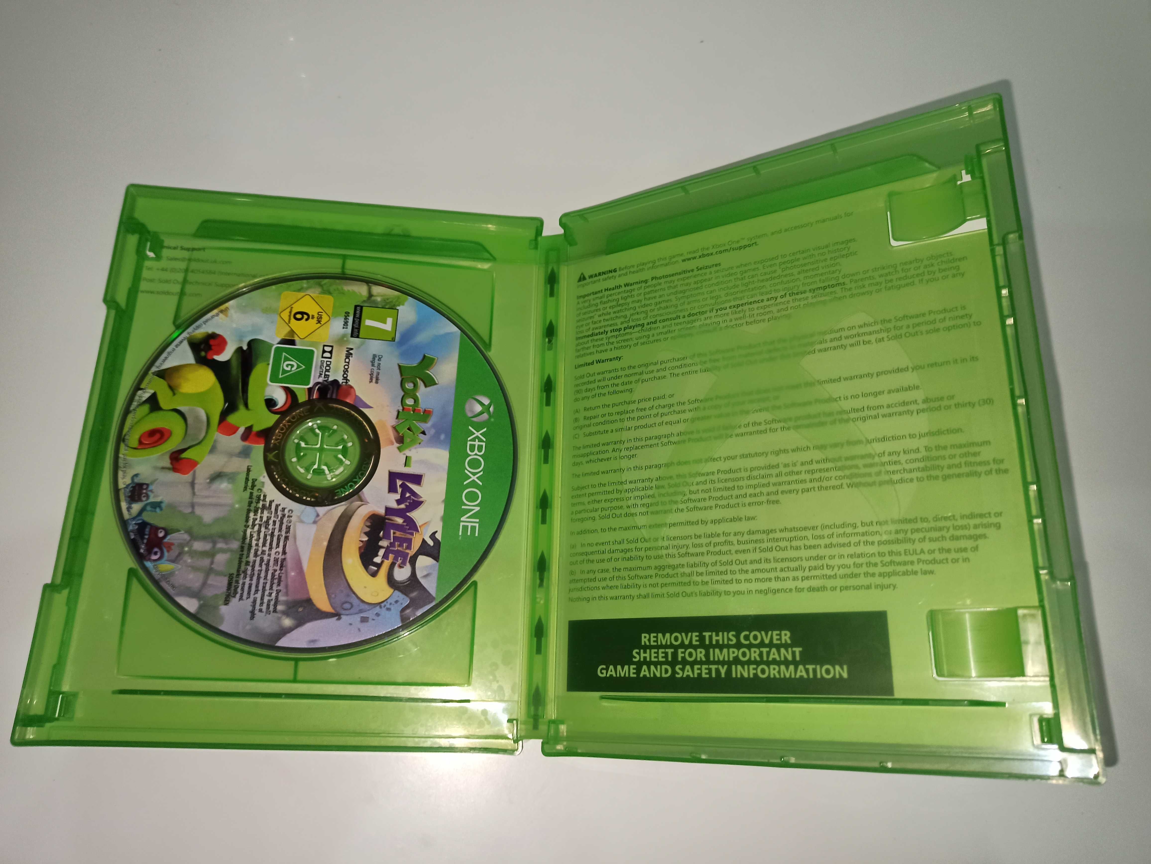 xbox one YOOKA-LAYLEE platformówka dla dzieci 1-4 graczy