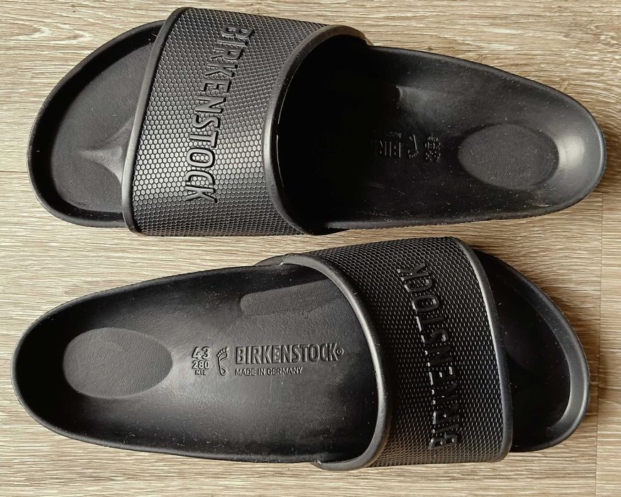 Męskie klapki Birkenstock Barbados, rozmiar 43
