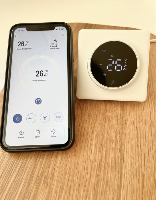 Розумний Wi-Fi терморегулятор, термостат для теплої підлоги