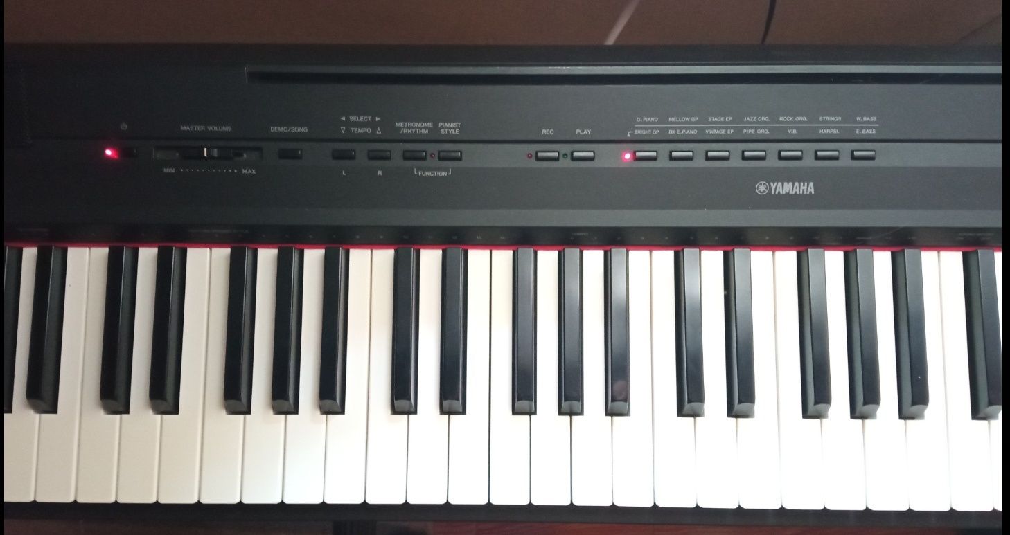 Piano Digital YAMAHA P-115 BK teclas pesadas GHS