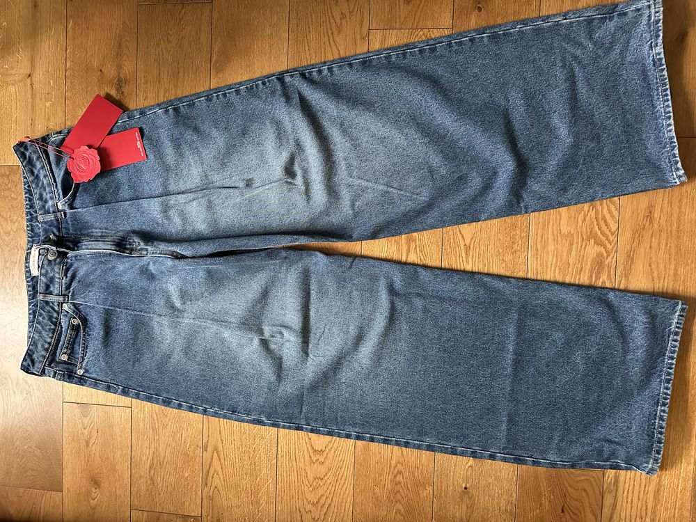Jeansy baggy Magda Butrym H&M 38