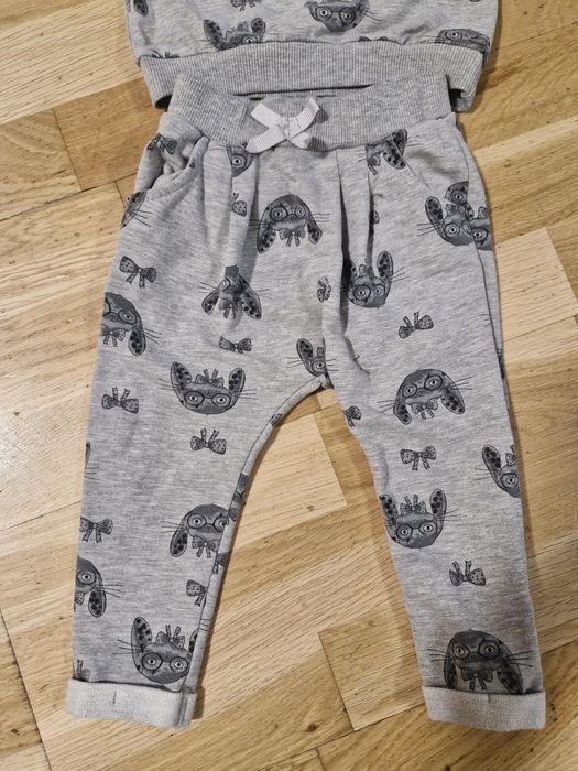 Bluza i spodnie dla dziewczynki r. 86