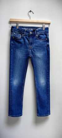 Spodnie jeans H&M roz. 140 super stretch ekstra
