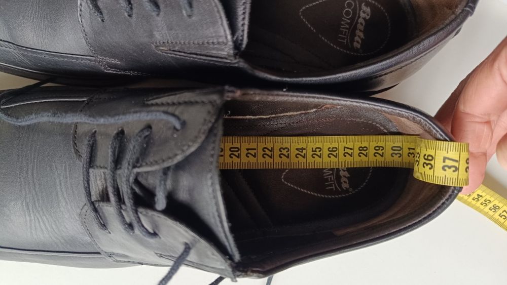 Класичні чоловічі чорні туфлі 45 р