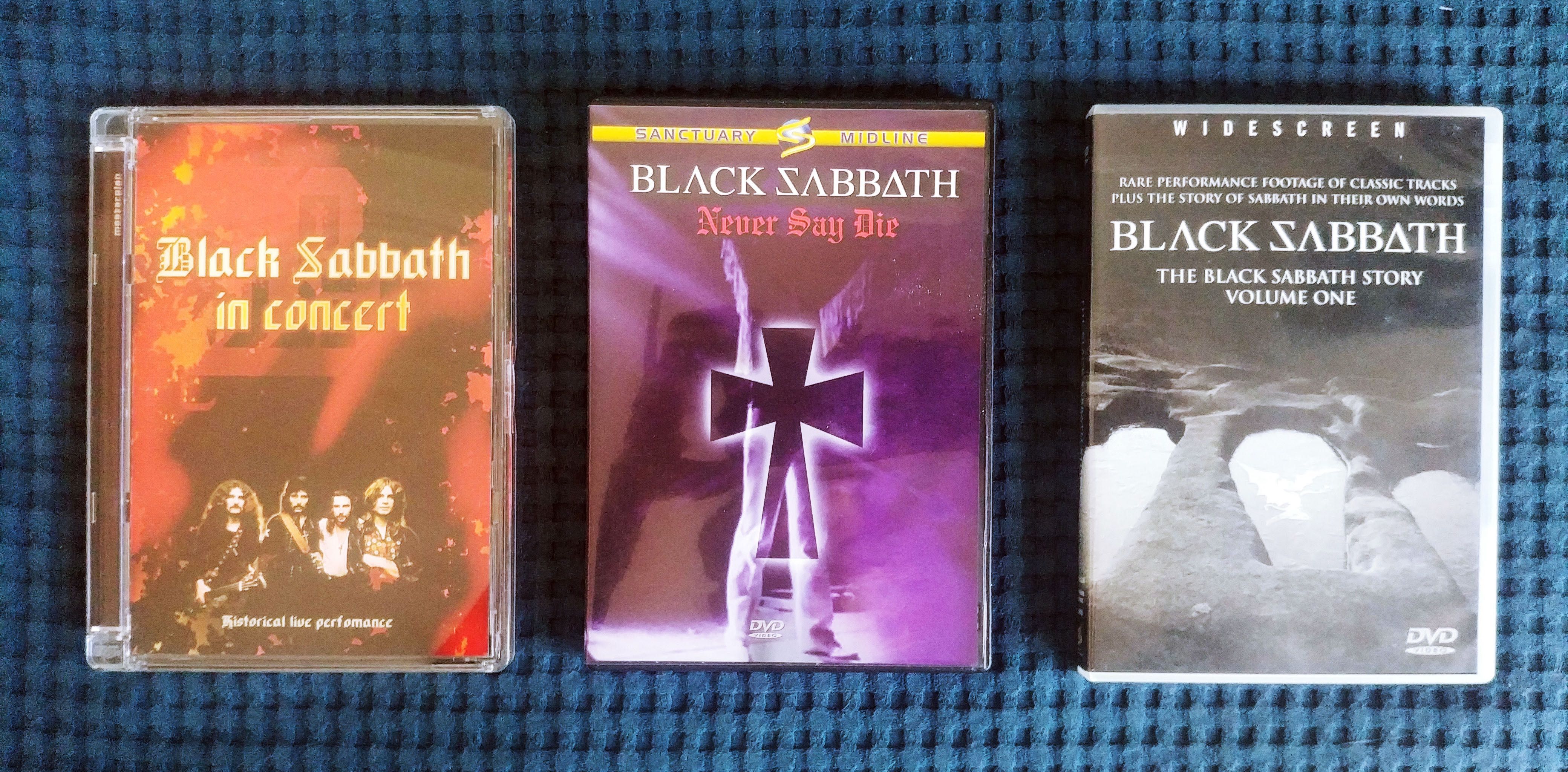Black Sabbath 3 DVDs