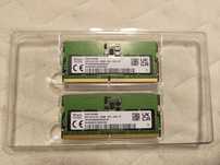 Nowe kości RAM do laptopa 2x 8GB 5600MHz DDR5 SODIMM firmy SK Hynix