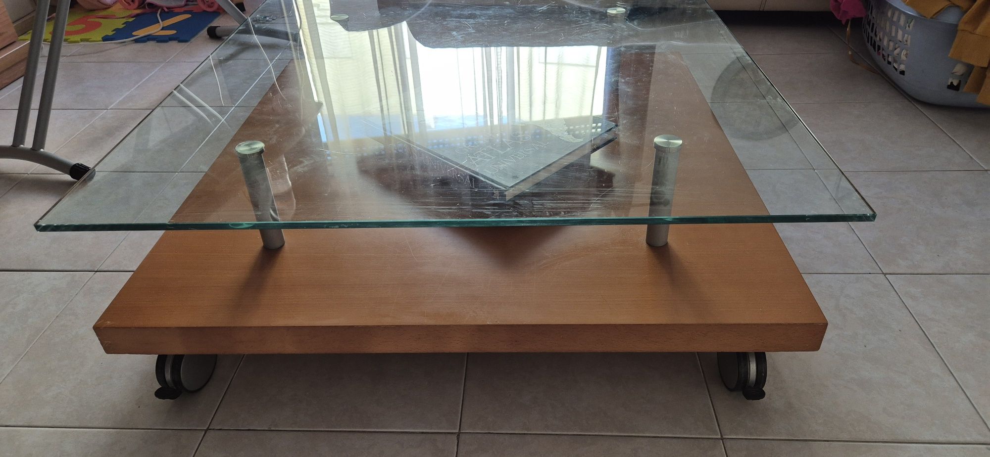 Mesa centro sala.com rodas