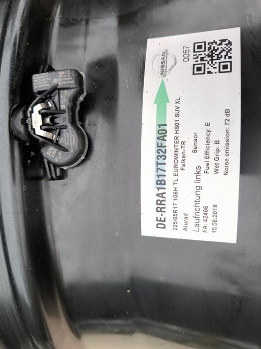 Диски Nissan r17 оригінальні з Європи