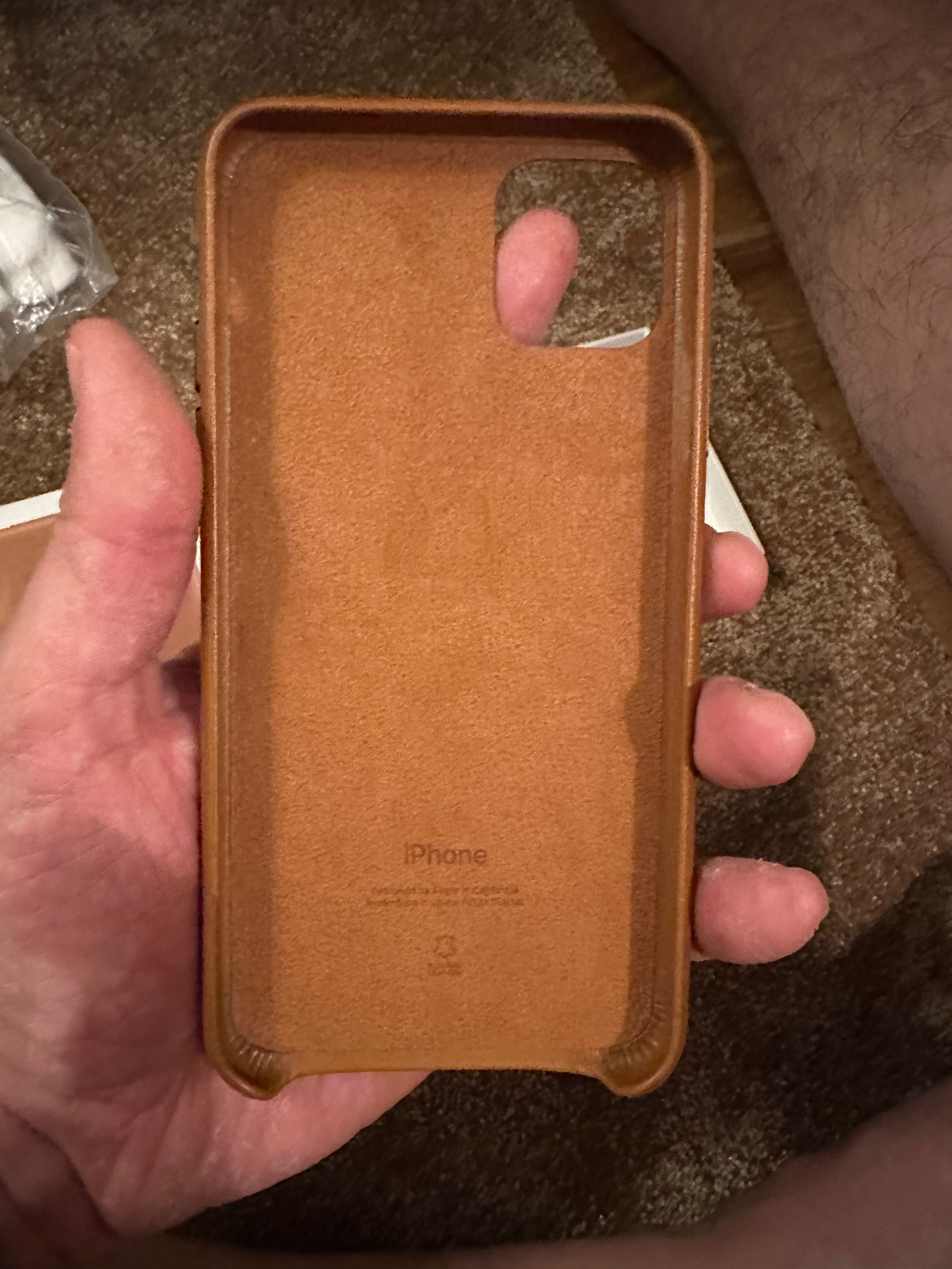 iPhone 11 Pro Max Leather Case