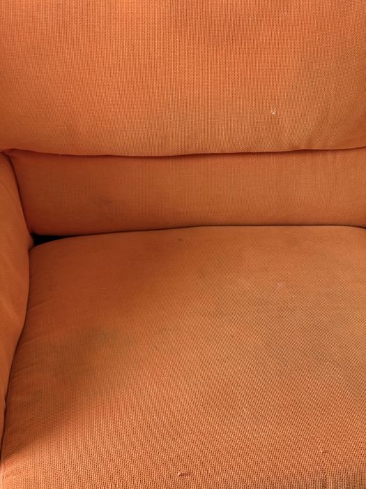 Sofa cama cor de laranja