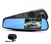 Автомобильный видеорегистратор зеркало DVR L9000 с двумя камерами