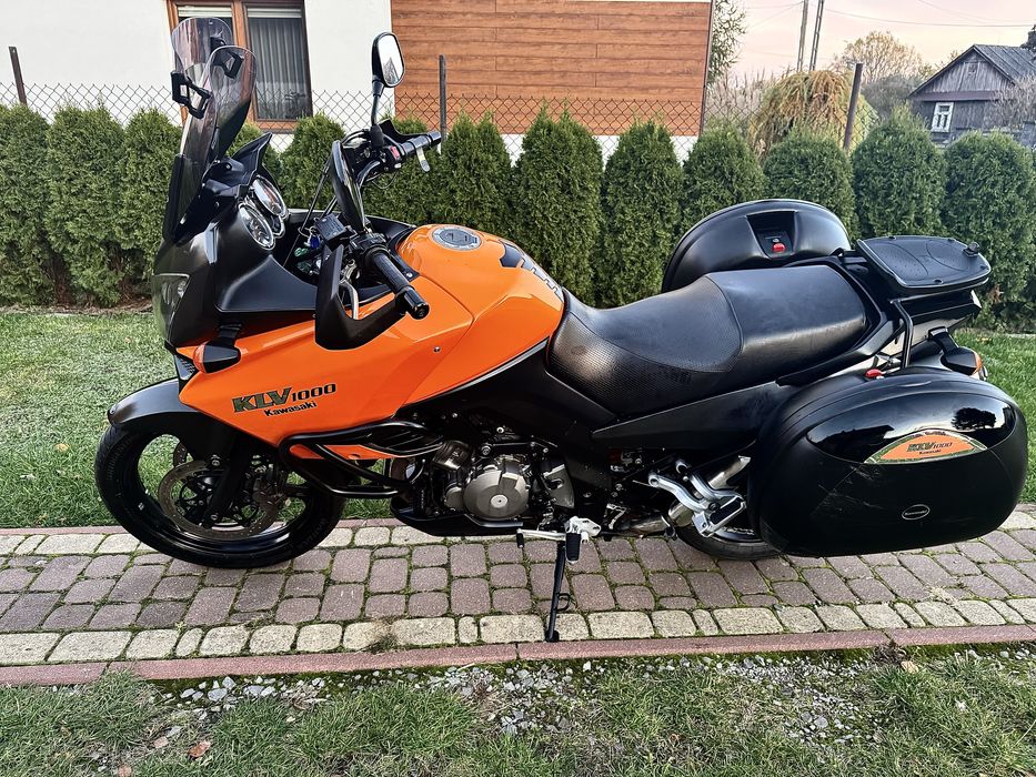 Kawaski KLV1000 jak DL1000 V-Strom