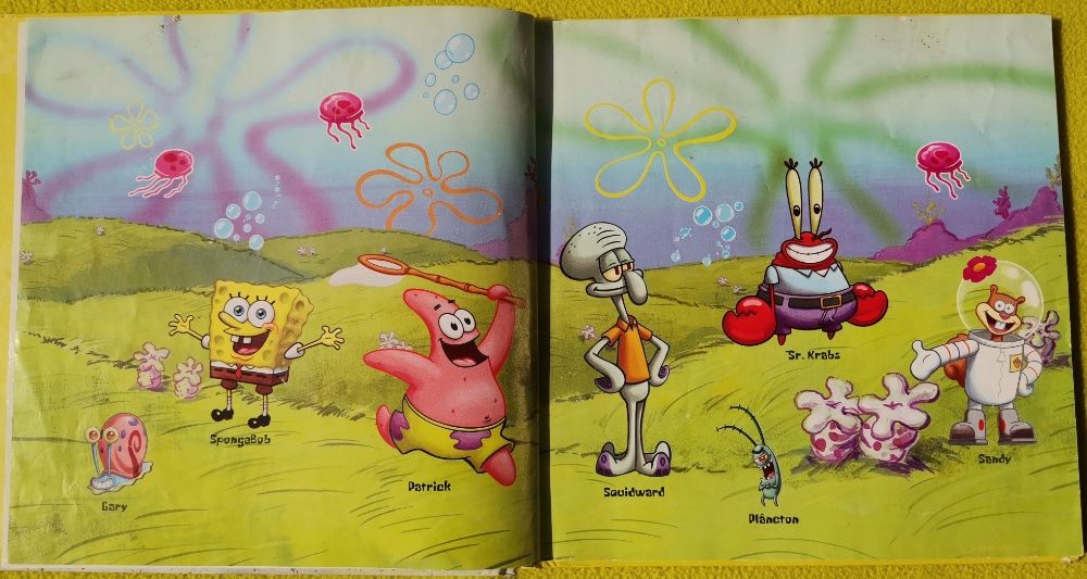 Livro Infantil SpongeBob Square Parts nickelodeon E o vencedor é