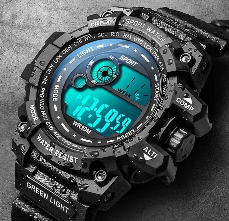 Nowy zegarek męski sportowy wodoodporny do 30m