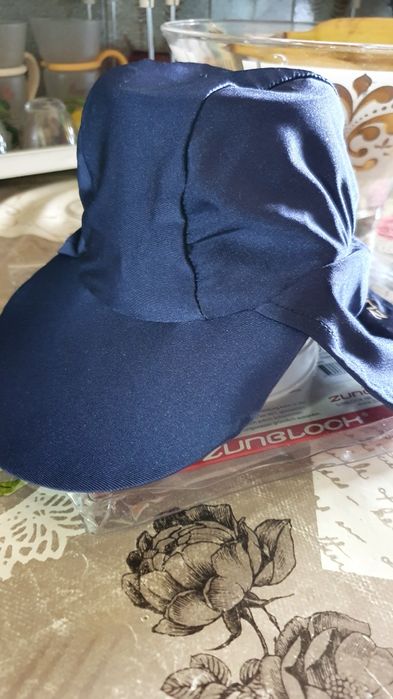 Chapeu (Suncap) azul para criança tam. S de praia