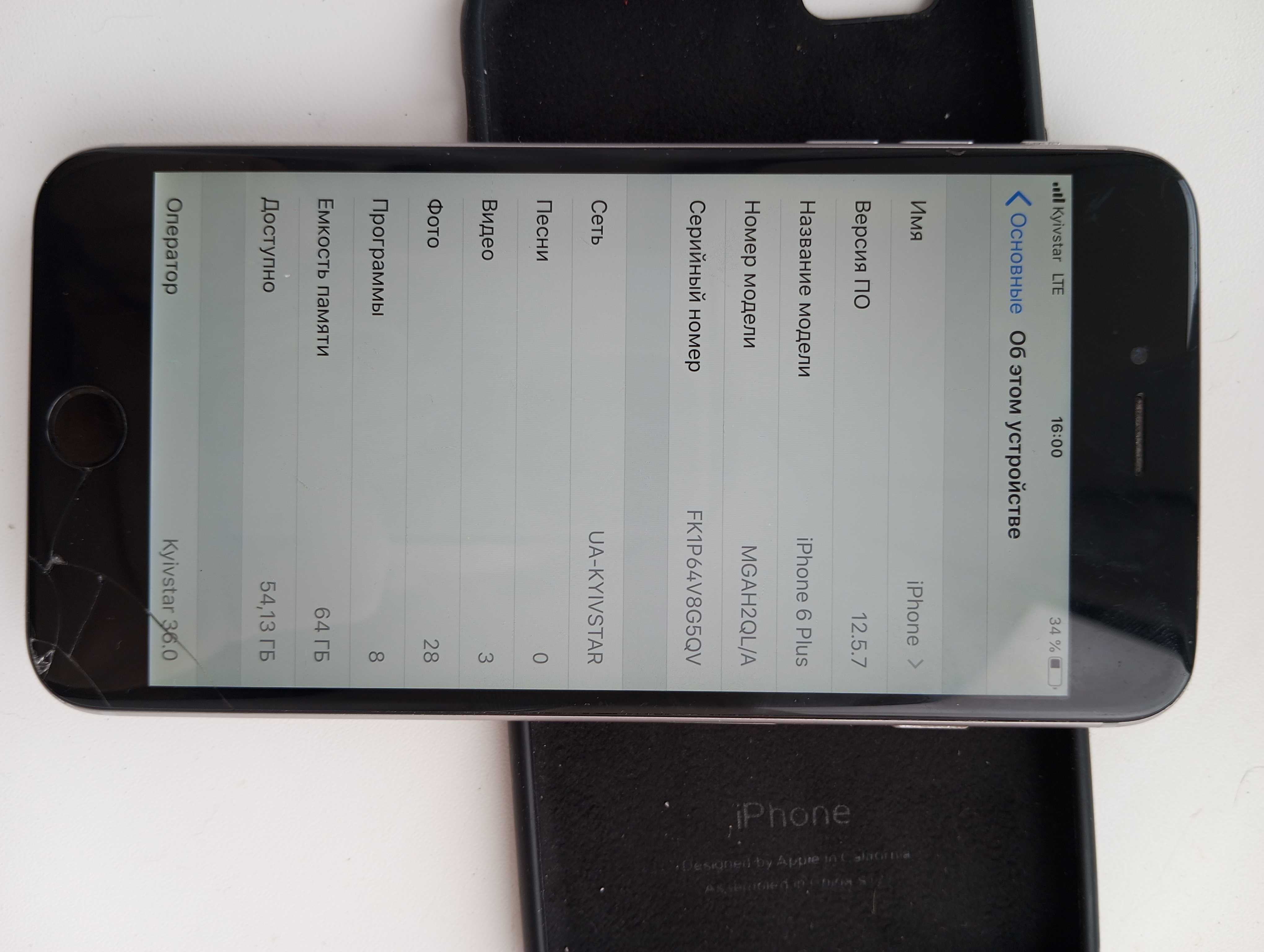 iPhone 6+ стан на фото