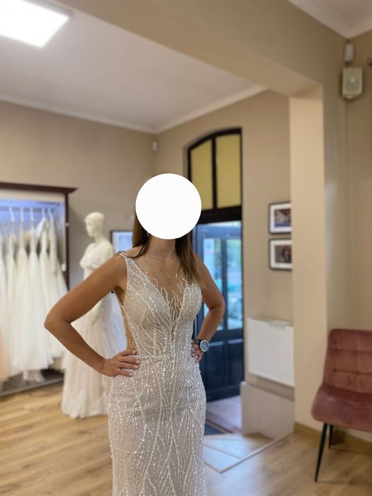 Suknia ślubna rybka anne-marie ebe S/M