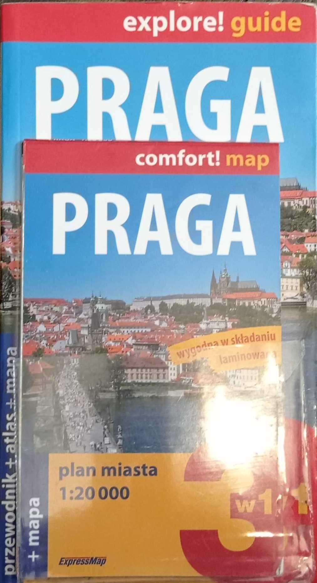 Praga 3w1 przewodnik atlas mapa explore! guide