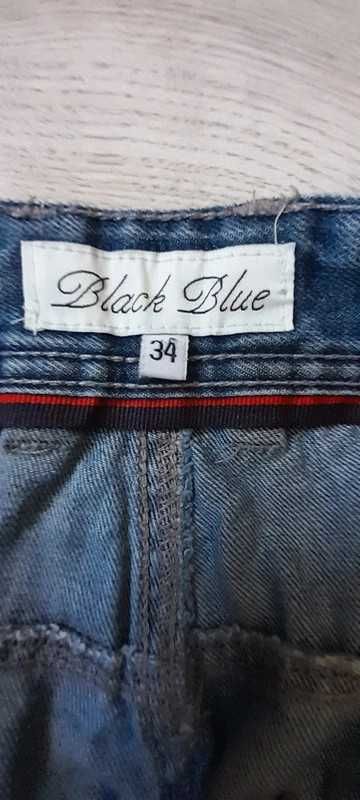 Jeansowe spodenki męskie .Rozmiar 34.Black Blue