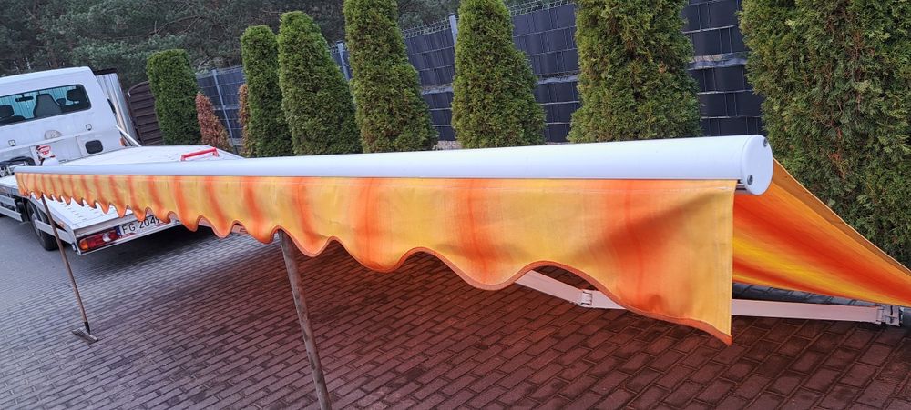 Markiza tarasową 6x3m elektryczna kaseta