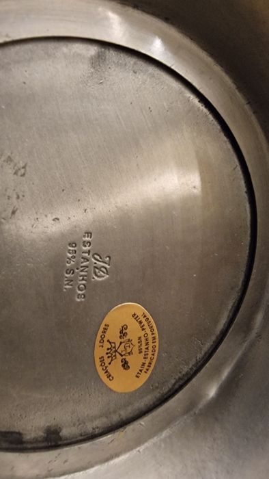 Várias peças estanho puro 95% a 99%