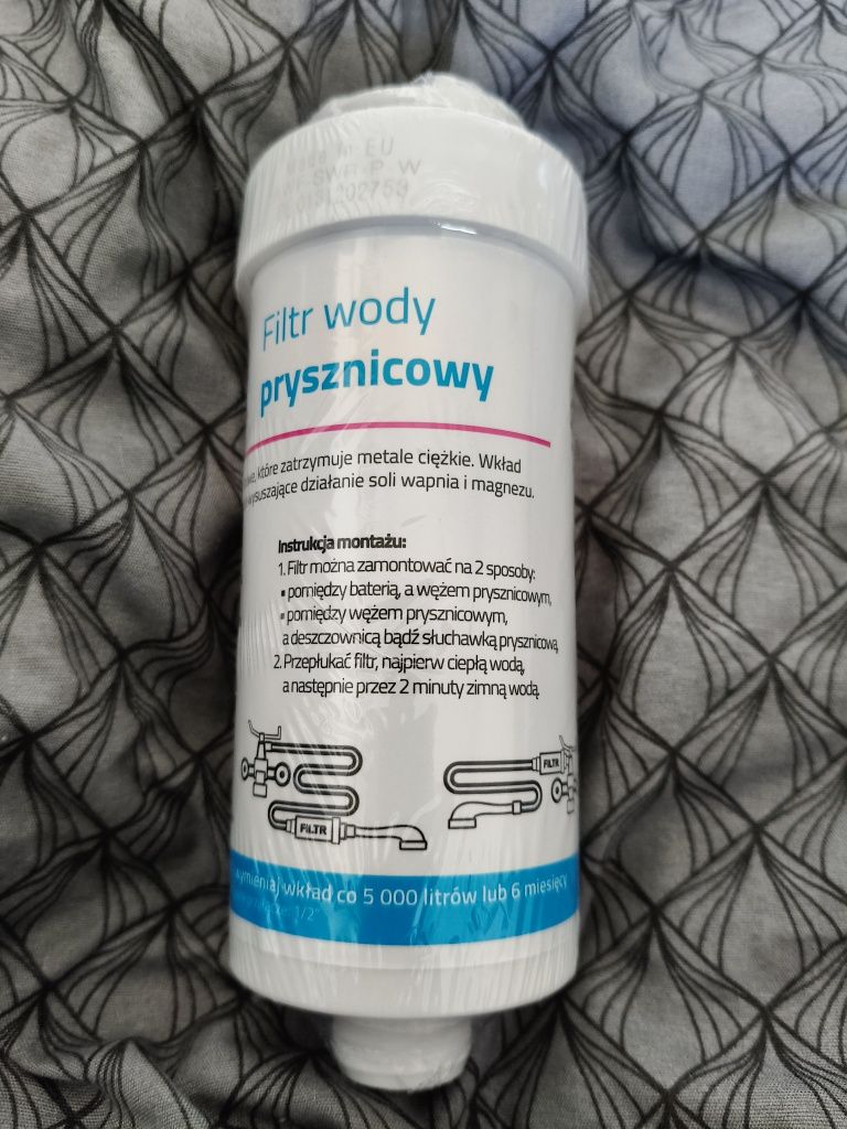 Filtr wody prysznicowy FitAqua AWF-SWR-P Biały