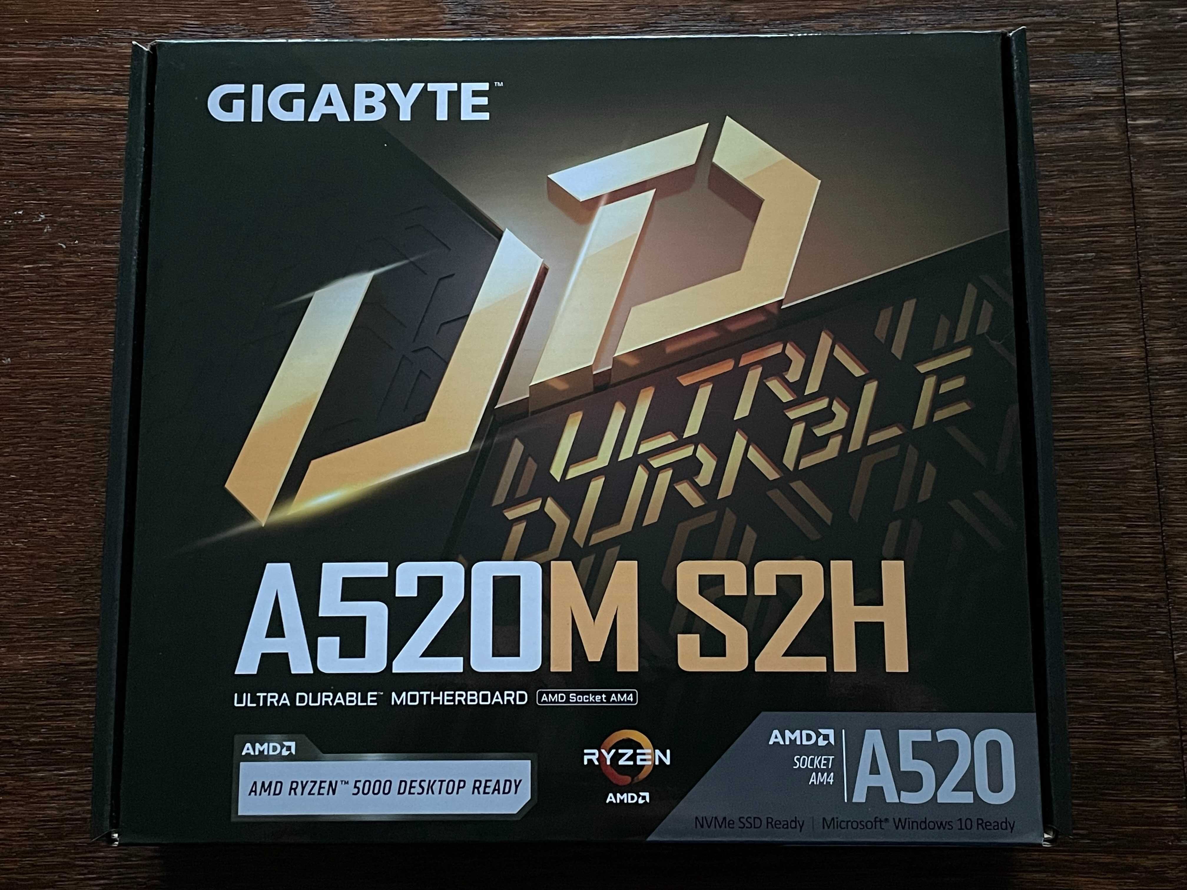 Материнская плата Gigabyte A520M S2H (sAM4, AMD A520)