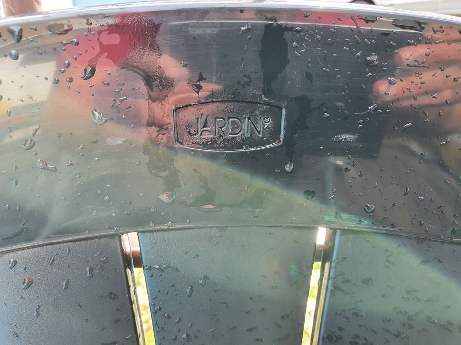 9 cadeiras de jardim verdes plástico c/novas