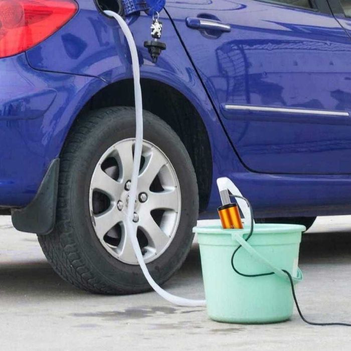 Elektryczna pompka do spuszczania paliwa ropy oleju wody 24V pompa