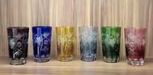 Хрусталоные стаканы для сока и воды Nachtmann серия Traube GDR Германи