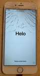APPLE IPHONE 6 SILVER sprawny rozbita szybka