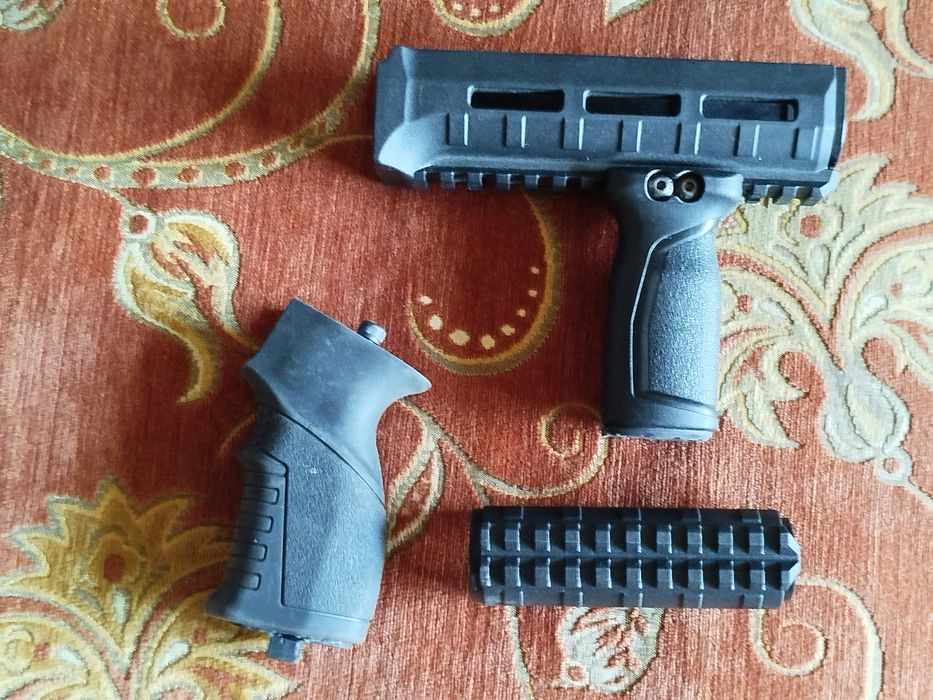 Цівка з ручкою переносна вогню,пістолетна ручка,накладка з планкою