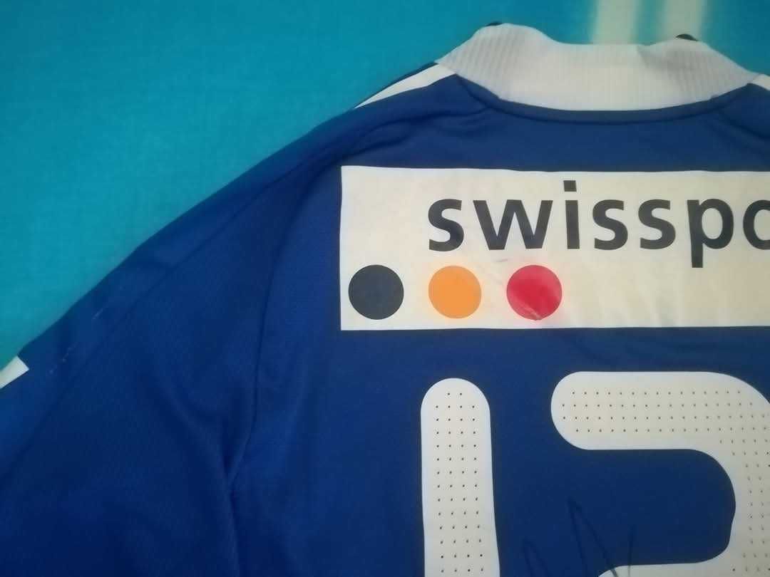 camisola futebol matchworn FC LUZERN Christophe Lambert
