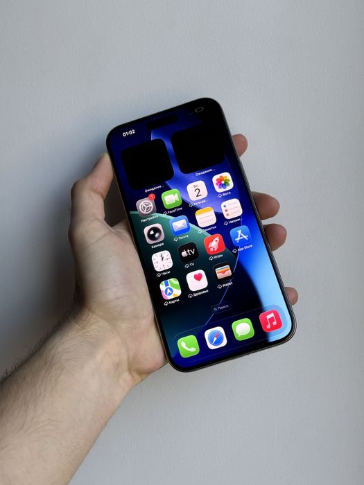 iPhone 15 Pro Max 256 Gb Natural Titanium Neverlock АКБ 94% Физ Сим