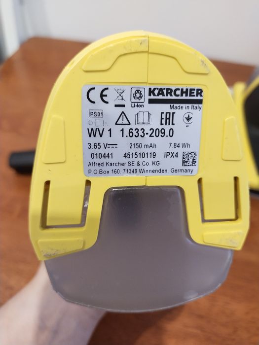 Karcher WV 1 + KV 4 1.633-209.0 Myjka + ściągacza do wody.