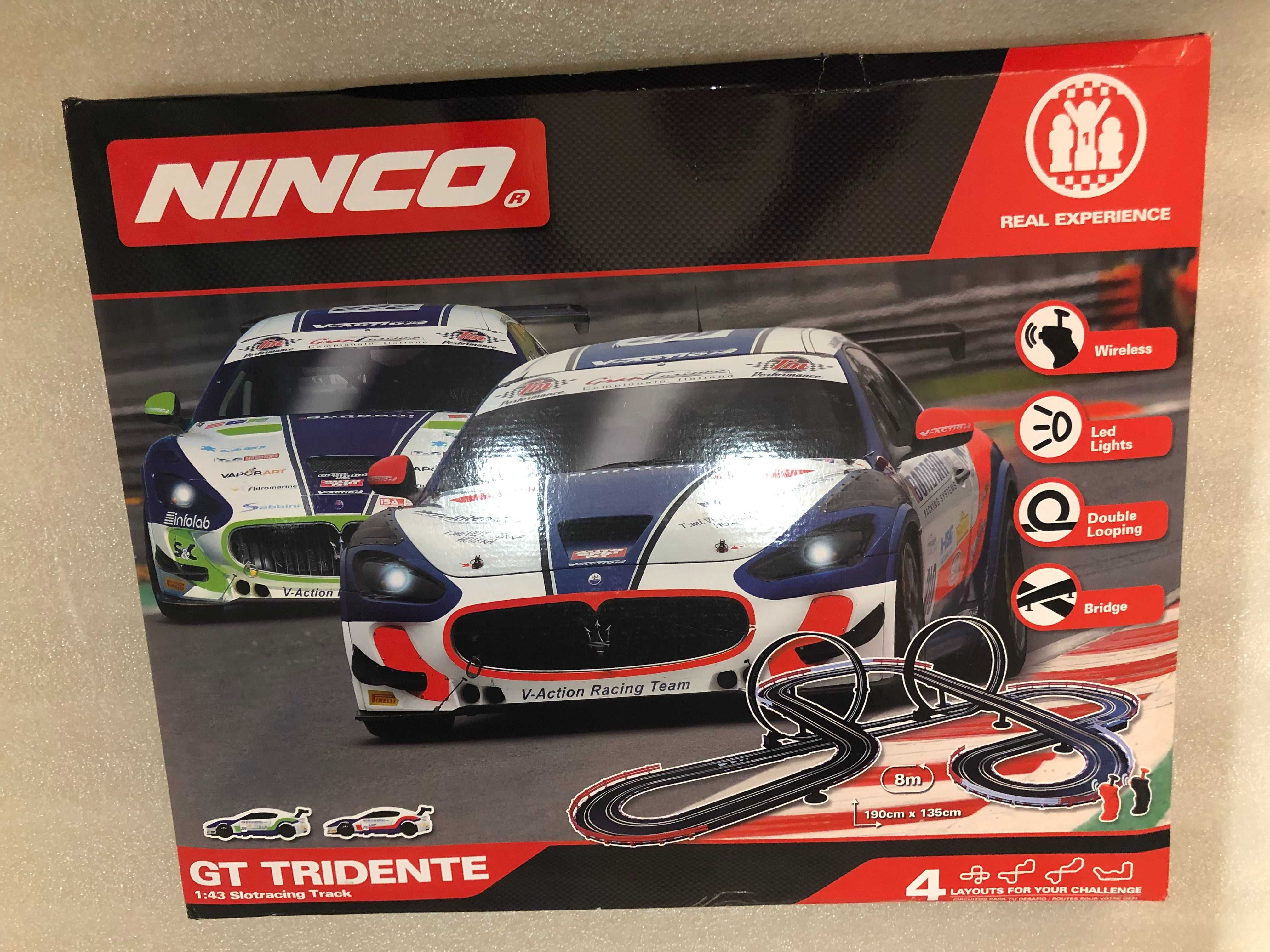 Ninco WRC GT Tridente Slot elektryczny tor wyścigowy 8 m Maserati GT4