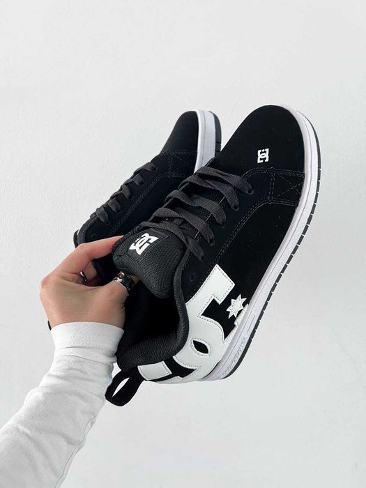 SALE! DC Shoes Court Graffik Black White 36 37 38 39 40 41 42 43 44 45