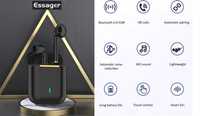 Słuchawki bezprzewodowe Super Dźwięk Qualcomm apt-x HiFi czarne nowe